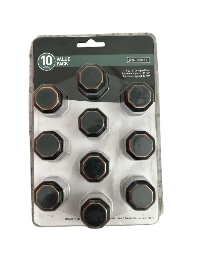 Liberty 10 Pack PN0292M-VBC-U1 Octagon Knob Bouton Octogonal 30 mm - Imagem 1 de 1