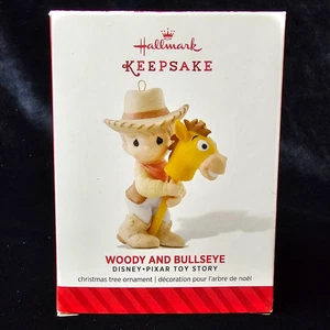 Precious Moments Hallmark Disney Toy Story Woody & Bullseye Ornament 2014 NEW - Picture 1 of 15
