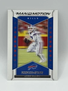 2022 Panini Rookies & Stars Josh Allen Man in Motion #MM-27 Buffalo Bills - Picture 1 of 2
