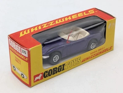 Corgi 375 Whizzwheels Toyota 2000GT. Как новый в отличной коробке - Изображение 1 из 4