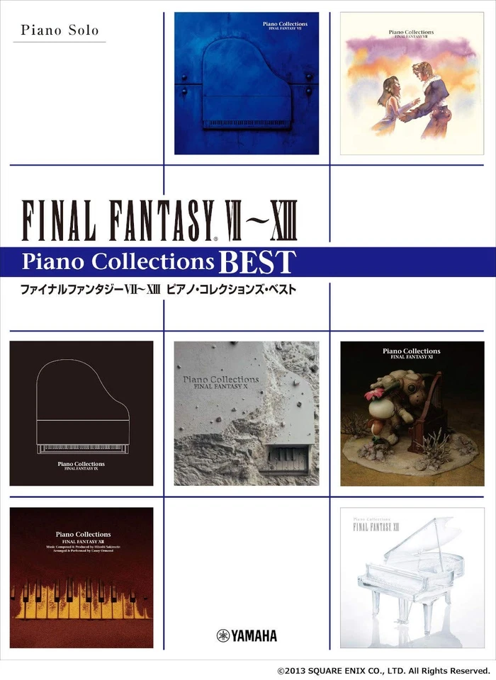 Piano Solo Final Fantasy VII-XIII Piano Collections Best Sheet Music Japanese - Image 1 of 1