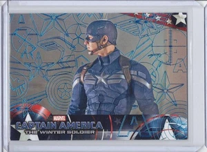 2014 Captain America: The Winter Soldier Patriotic Blue Foil Card #9 , 07 of 25 - Picture 1 of 2
