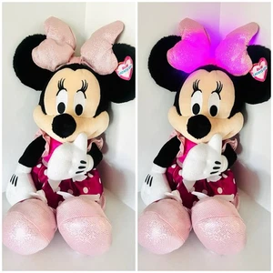 Disney Minnie Mouse Plush Talking Toy With Light Up Bow, 17” - Picture 1 of 3