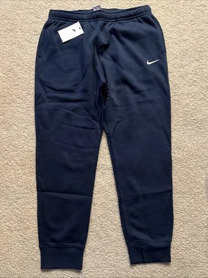 Nike Hombre Ropa Deportiva Club Polar Joggers Azul Marino Medianoche Talla XL ¡¡NUEVO CON ETIQUETAS!!! Foto 1 de 4