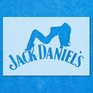 Jack Daniel’s Whiskey Stencil: Mylar Airbrush Wall Art Painting Crafts , DIY - Picture 1 of 11