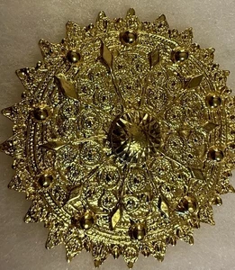 Goldfarbener Pullover Clip Large 2,5 Zoll - Bild 1 von 2