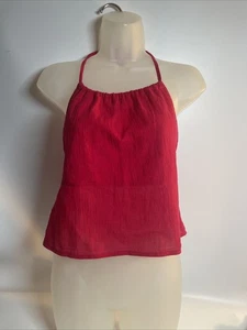 Top Halter Debbie Katz South Beach Rojo M De Colección - Imagen 1 de 6