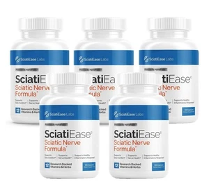 1 ~ 5er Pack SciatiEase Labs Ease Ischiasnerv Formel 120 Kapseln kostenloser Versand - Bild 1 von 9