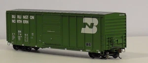 HO SCALE BURLINGTON NORTHERN BN 50' P-S 5277 BOX CAR #217662 ATHEARN RTR - Picture 1 of 5