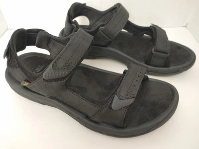 Sandalias Teva Langdon Para Hombre, Negro Verdadero, 10 M Excelente, Casi Nuevas Foto 1 de 4