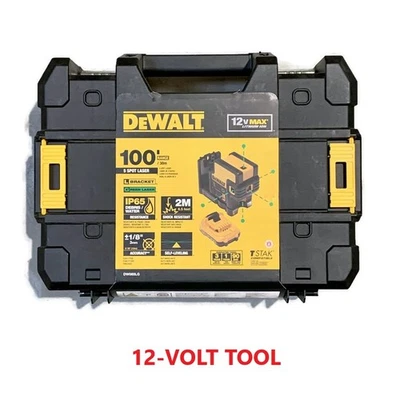 DEWALT DW085LG 12-Volt MAX Li-Ion 100 ft. Green Self-Leveling 5-Spot Beam Laser - Image 1 of 4