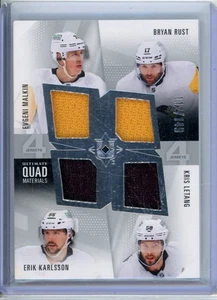 2024-25 Ultimate Collection Quad JERSEY - Malkin & Rust & Karlsson & Letang /149 - Bild 1 von 3