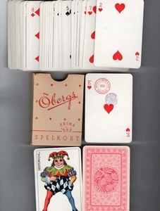1950 Obergs Prima 365 Playing cards never used Original box - Picture 1 of 1