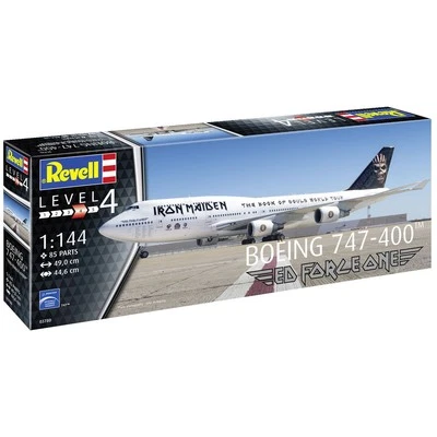 Revell Iron Maiden Ed Force One Boeing 747-400 Model Kit 1/144 - Image 1 of 4