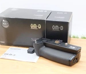 OLYMPUS HLD-7 Power Battery Holder for E-M1 Mark II W/ Box Japan [Mint] #23041A - Picture 1 of 20