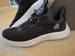 Size 17 Mens Womenss 18.5 - Under Armour Curry Flow 9 Team Black 2022 GUC - Picture 1 of 21