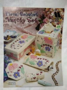 Annie's Attic | 870333 | Plastic Canvas | Floral Boutique Vanity Set | Leaflet - Picture 1 of 3