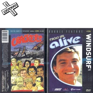 'WINDSURF 1 ALIVE & CRACKERS' WINDSURFING DVD DOUBLE FEATURE MOVIE FILM NEW - Imagen 1 de 1