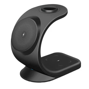3 in 1 Fast Wireless Charging Station Adjustable Magnetic Wireless Charger Stand - Photo 1 sur 13