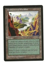 Undiscovered Paradise  MTG Card from Visions Release  -  Beautiful condition!
