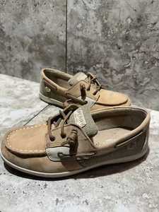 Sperry Top-Sider Girls Shoes Shoresider Linen Oat Size US 4M YG56151 - Picture 1 of 3