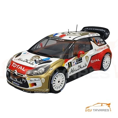 ALTAYA CITROEN DS 3 WRC #1 S LOEB - D ELENA RALLY ARGENTINA 1/18 - Immagine 1 di 3