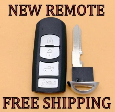 NEW SMART KEYLESS REMOTE FOB FOR 2014 2015 2016 2017 2018 MAZDA 6 GJY9-67-5DY - Image 1 of 4