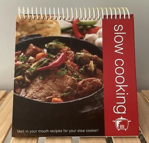 Slow Cooking Cookbook Free Standing Spiral Stews Casseroles Meats FREE POSTAGE - Picture 1 of 9