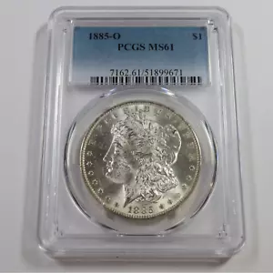1885 O PCGS MS61 - Silver Morgan Dollar $1 US Coin #54084A - Picture 1 of 3