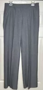 Pantalon femme Liz Claiborne Sloane taille 10 gris robe business droite - Photo 1/5