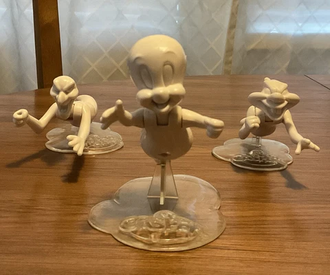 TRENDMASTERS RARE CASPER 1997 UNPRODUCED PROTOTYPE, CASPER, STRETCH, & PUZZA HTF Cover