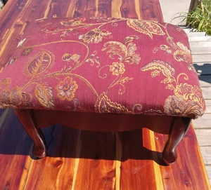 Mahogany Footstool / Stool with Storage  (FS66) - Picture 1 of 6