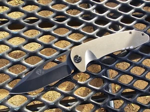 Medford Knife And Tool On-Belay PVD S35VN BRONZE TITANIUM - Picture 1 of 4