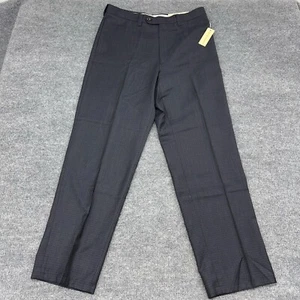 Ralph Lauren Anzughose Herren 34x32 grau kariert Wolle Kaschmir *LOCH LESEN* - Bild 1 von 12