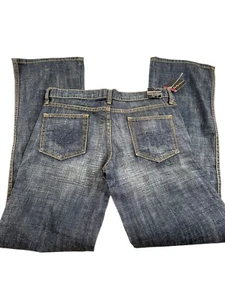 Hurley Jeans Womens Low Rise New Blue Kingdom Pants USA - Picture 1 of 10
