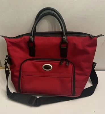 Bolsa de viagem Atlantic vermelha bolsa de ombro *SEM trava com chaves - Imagem 1 de 4
