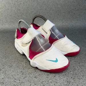 Nike Air Rift Womens Size 4.5 UK White Pink Holiday Summer Sandal Beach - Picture 1 of 10