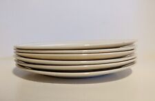 Set of 6 Vtg Streamline By Salem Monogrammed Dinner Plates 9.25"