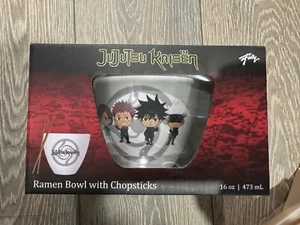 Jujutsu Kaisen Ramen Bowl with Chopsticks 14 oz NEW! - Picture 1 of 1