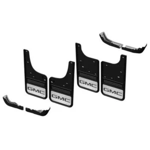 2020-2025 GMC Sierra 1500 No Drill Gatorback Mud Flaps Front Rear OEM GM - Picture 1 of 2