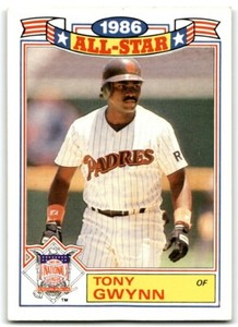 1986 TOPPS GLOSSY ALL-STARS TONY GWYNN SAN DIEGO PADRES #6