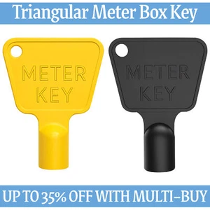 Triangular METER BOX KEY Gas Electric Box Water Cupboard Cabinet Replacement - Picture 1 of 21