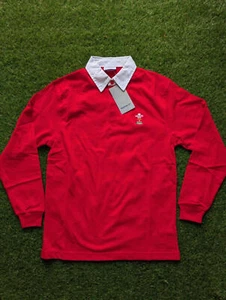 🏉 Reebok Wales Rugby Langarm Trikot - Junior Large 13-14 Jahre - Neu mit Etikett - Bild 1 von 7