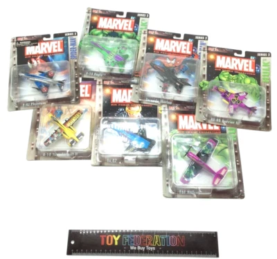 Maisto Marvel Colección Fuerza Aérea Serie 2 Lote de 7 Vehículos Foto 1 de 4