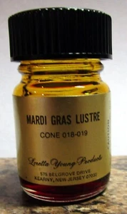 Discontinued Mardi Gras Lustre by Loretta Young Products Ceramic and Glass Glaze - Picture 1 of 2