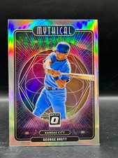 2021 Panini Donruss Optic Mythical Insert Holo Prizm #7 George Brett