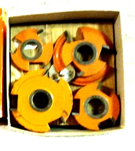 Freeborn* Cutter/Shaper - 4 Pieces - Used - 3/4" Center Hole - See Description - Picture 1 of 5