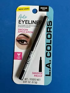 L.A. Colori AUTO EYELINER Applicazione liscia nero 0,01 oz - Foto 1 di 2