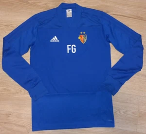2017 Basel FC Training Shirt Jersey PI Staff Worn Size S Long Sleeve Blue FG. - Picture 1 of 7