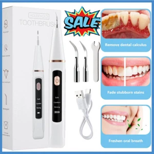Elektrisch Zahnsteinentferner Ultraschall Zahnstein Whitening USB Zahnreiniger - Picture 1 of 12